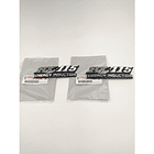 ( Par) Emblemas De Tapas Laterales Rx-115 // Originales  1