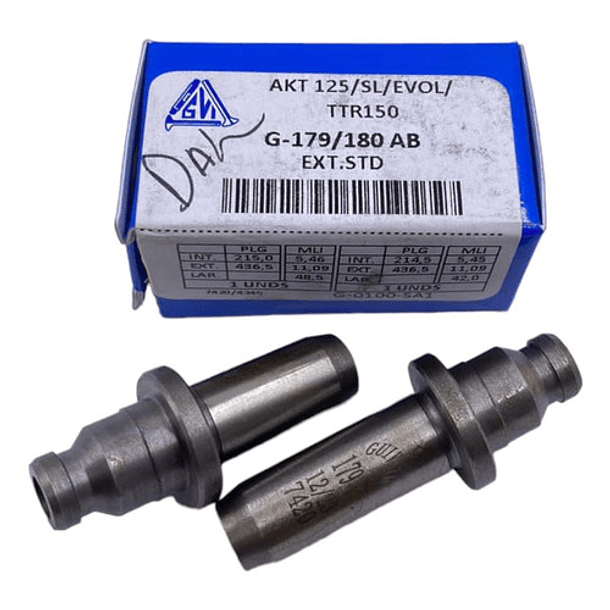 Guías De Válvulas Akt-125/ Sl/ Evol/ Ttr/ Guivaim  1