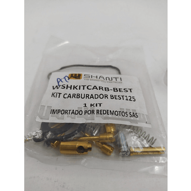 Kit Carburador Best-125 / Suzuki / Completo / Recomendado