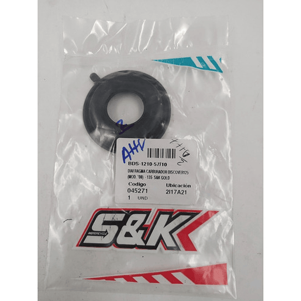 Diafragma Discover-125 (mod 08)//135