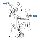 Par ( 2 ) Manillares Dt-125 (( Original )) Y A M A H A  3