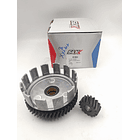 Prensa Clutch Ax-100 + Piñón De Primario Marca S&k 2