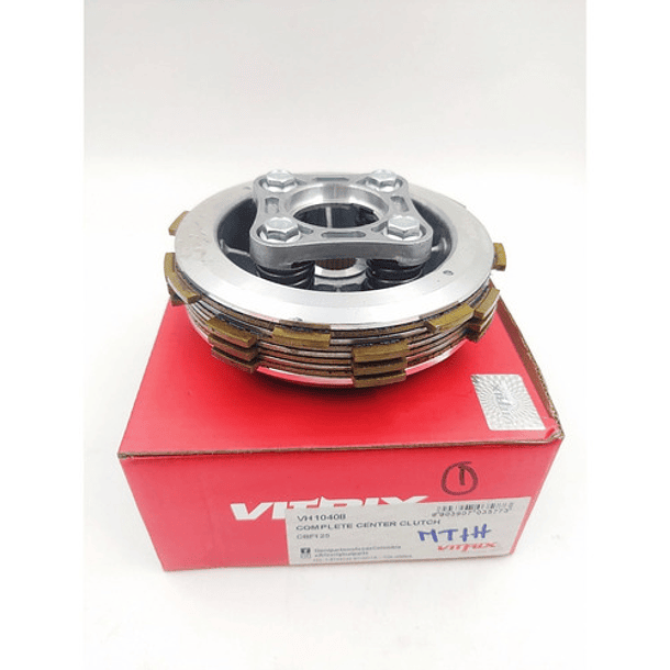 Centro Clutch Completo Cbf-125 ((garantizado))((vitrix)) 1