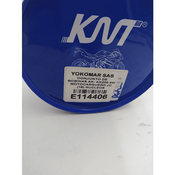 Plato Bobinas Akt-200 3w Motocarguero Marca Knt 18 Nucleos 2
