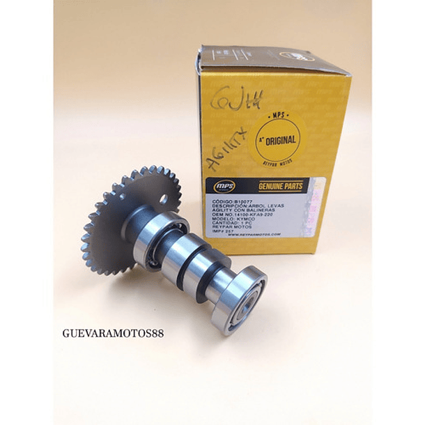 Arbol De Levas Agility((con Balineras))mps-calidad-garantías 2