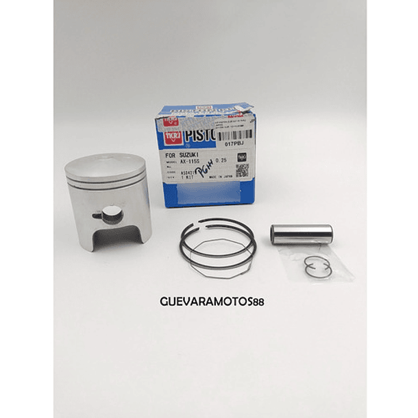Kit Pistón Ax-115///tkrj///0.25/// Envió Gratis  2