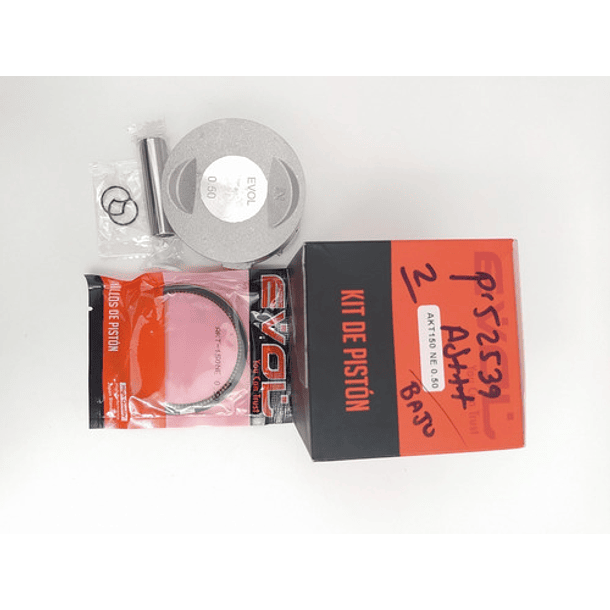 Kit Piston Akt150 Evol//0.50//evol/envios Gratis 1