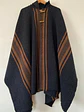 Poncho con Gorro Gris Marengo - Peinecillo Camel. - Miniatura 1