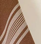 Poncho tradicional color Camel - Listado cordoncillo Beige. - Miniatura 5