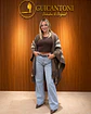 Ruana Café y Beige. - Miniatura 1