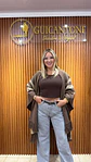 Ruana Café y Beige. - Miniatura 5