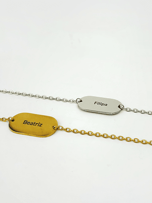 Pulseira Personalidade Gravada 