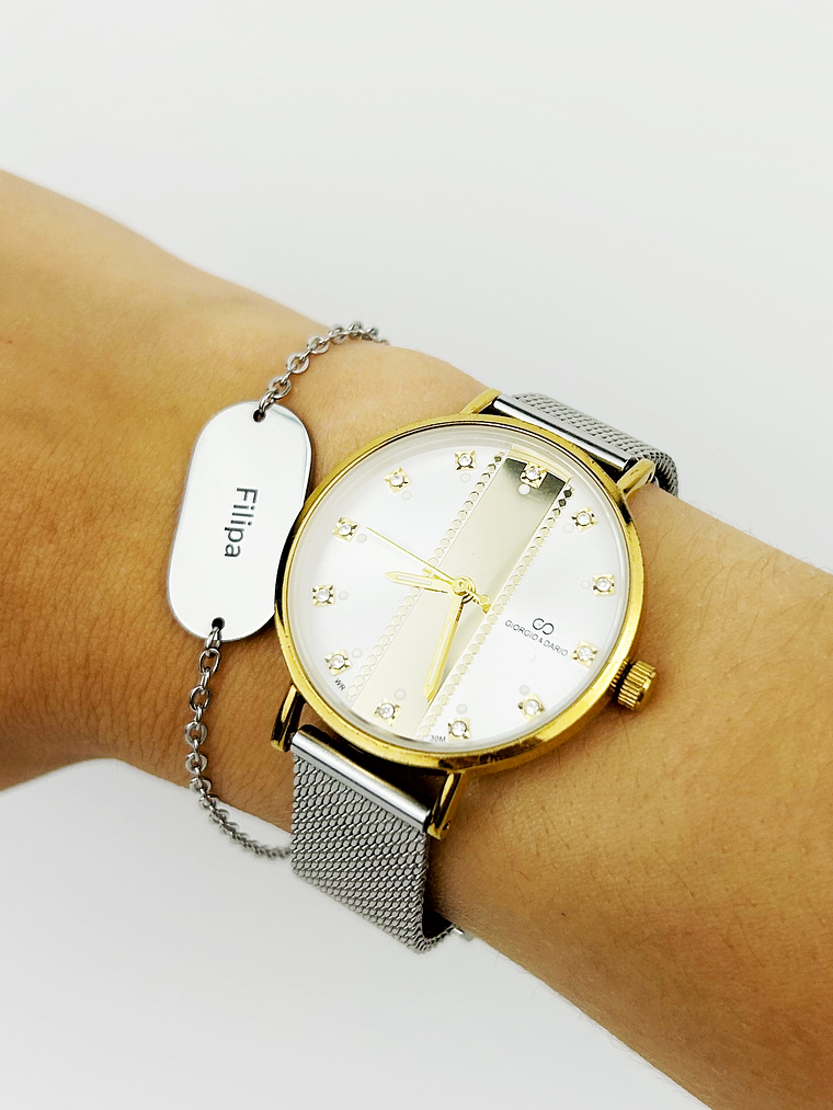 Pulseira Personalidade Gravada  3