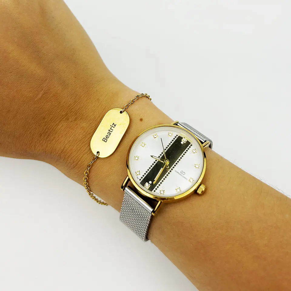 Pulseira Personalidade Gravada  5