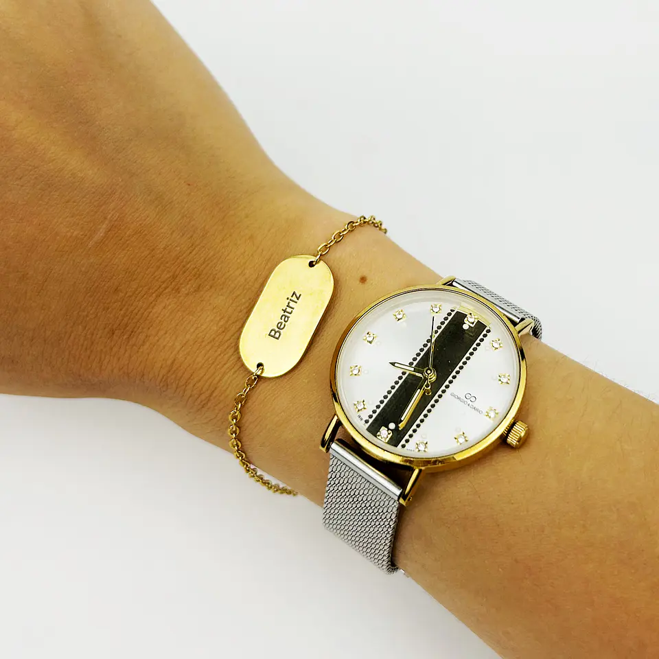 Pulseira Personalidade Gravada  6