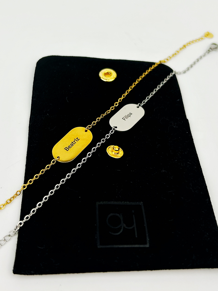 Pulseira Personalidade Gravada  7
