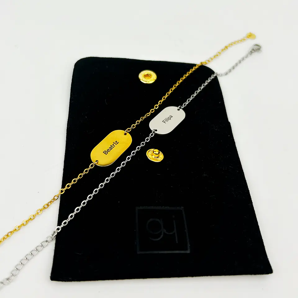 Pulseira Personalidade Gravada  7