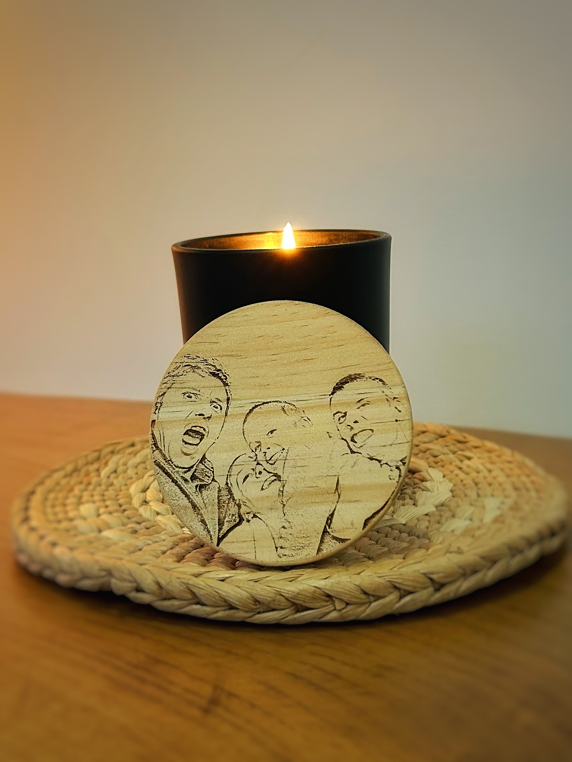 Vela Aromática Artesanal c/ Fotografia na Tampa 11