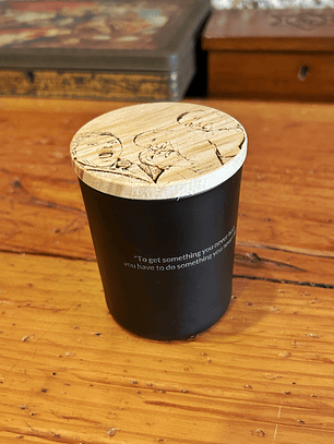 Vela Aromática Artesanal Personalizada Frase e Fotografia