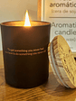 Vela Aromática Artesanal Frase Personalizada - Thumbnail 2