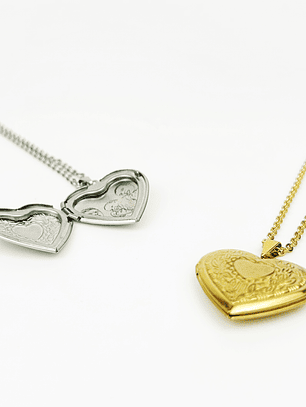 Colar Relicário Trabalhado c/ Fotografia