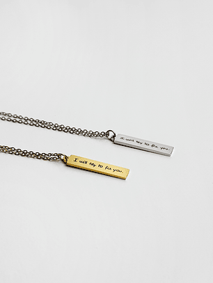 Colar Manuscrito Personalizado 