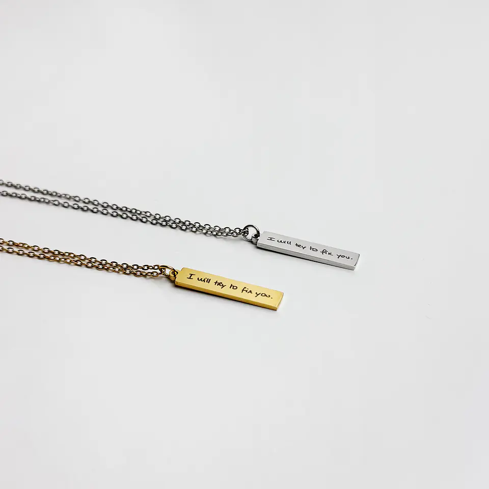 Colar Manuscrito Personalizado  1