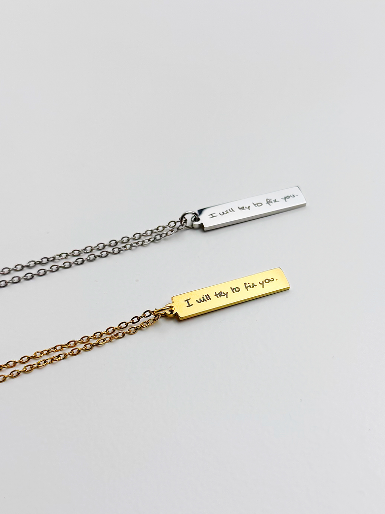 Colar Manuscrito Personalizado  4