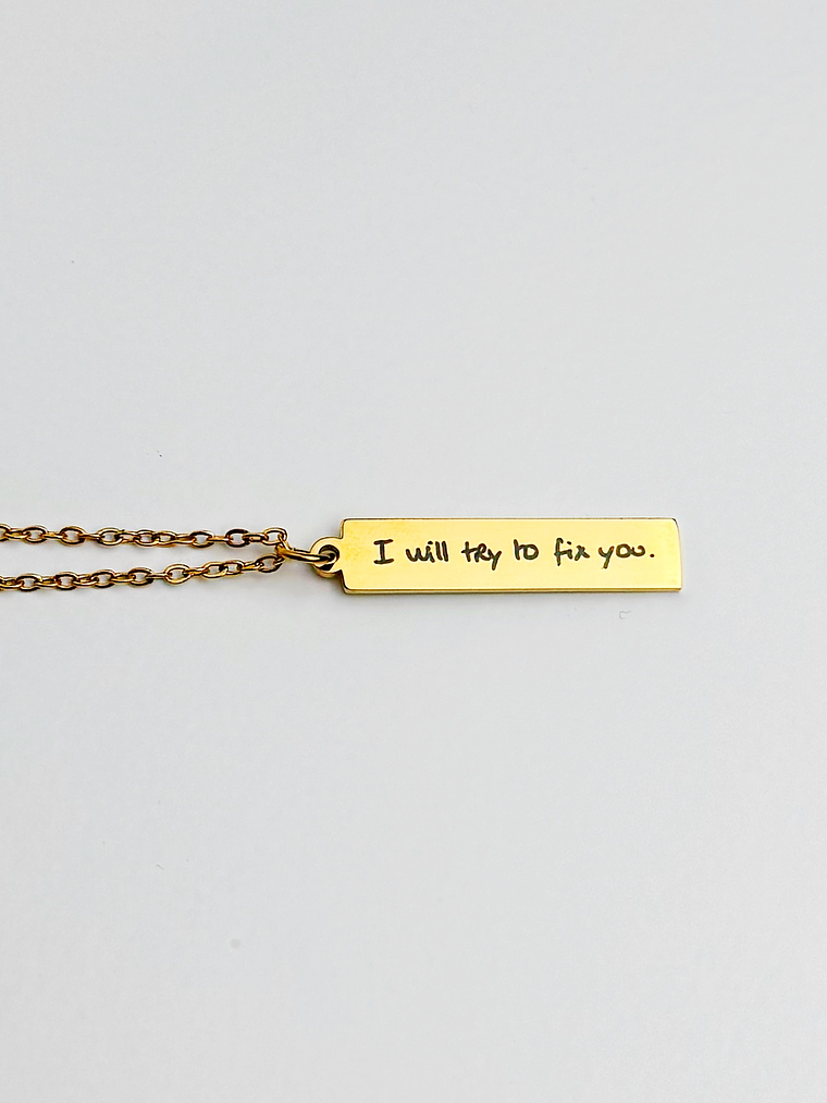 Colar Manuscrito Personalizado  6