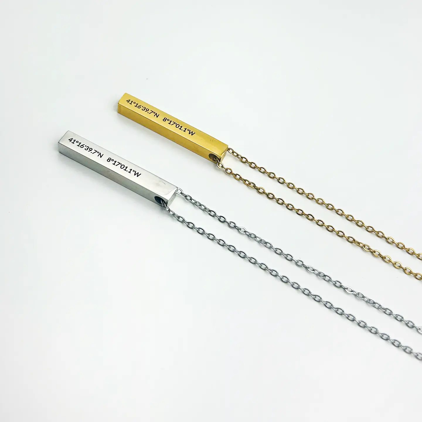 Colar com Coordenadas Personalizado 2