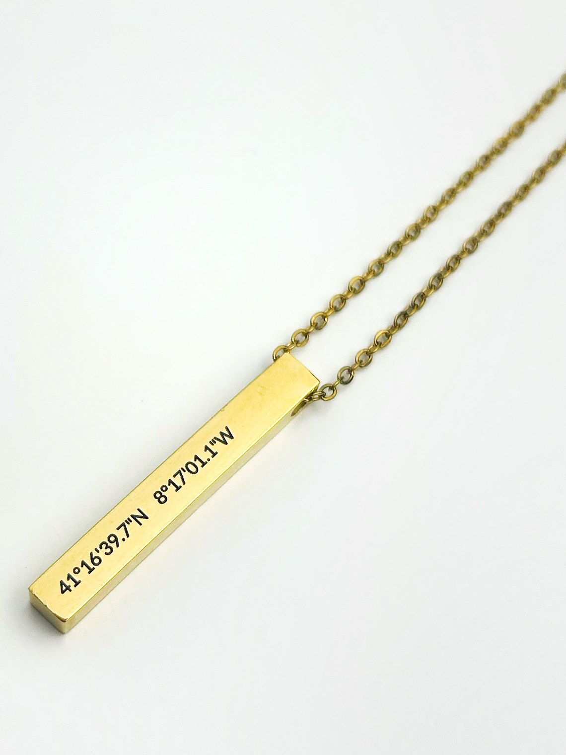 Colar com Coordenadas Personalizado 4