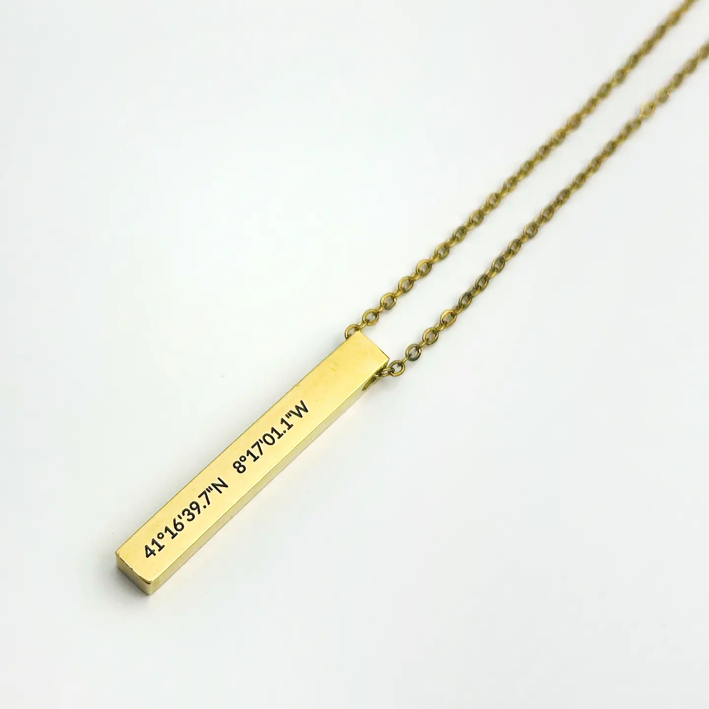 Colar com Coordenadas Personalizado 4