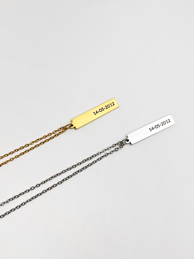 Colar com Data Personalizado  1