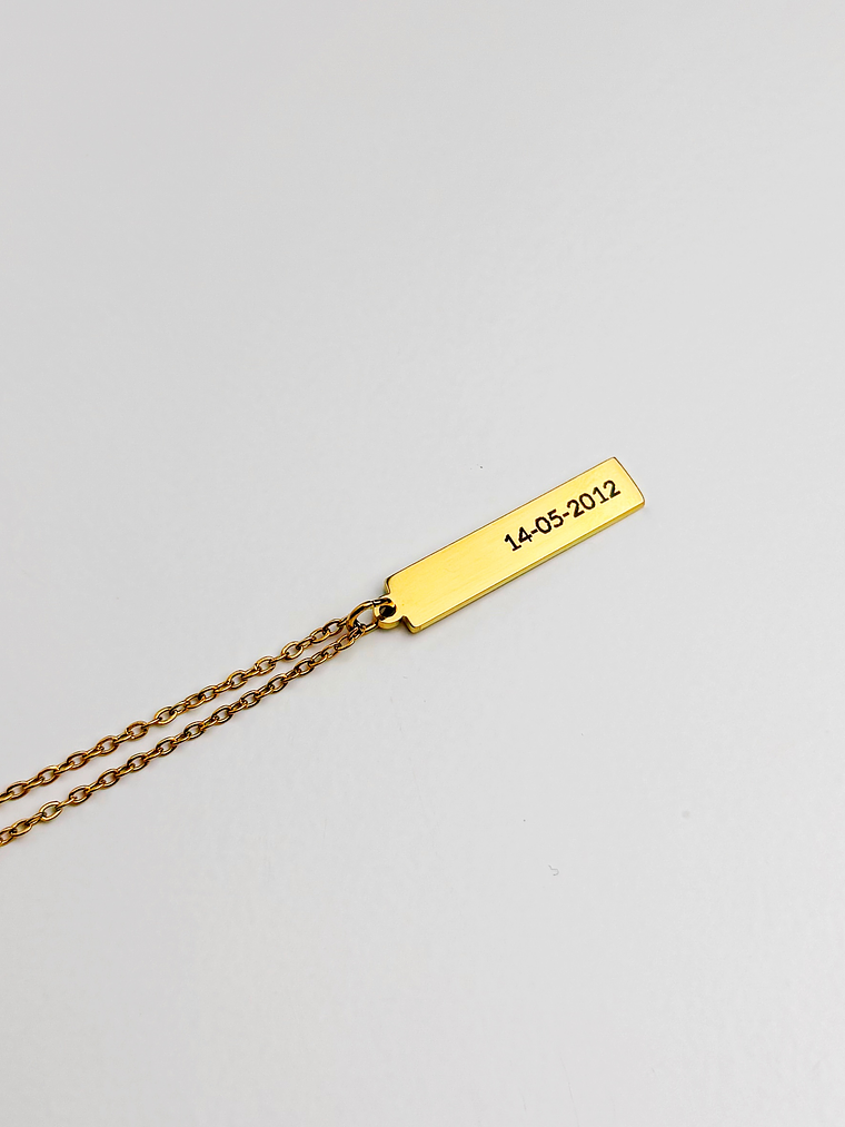 Colar com Data Personalizado  3