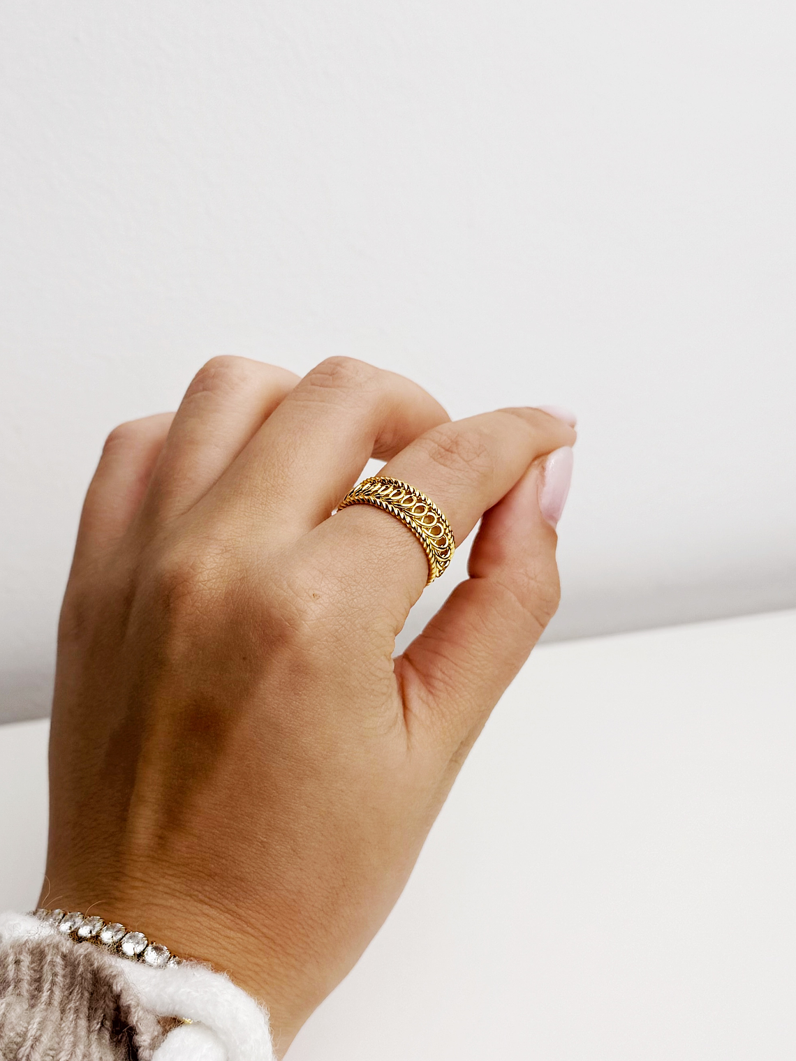 Anel Folha da Eternidade 4