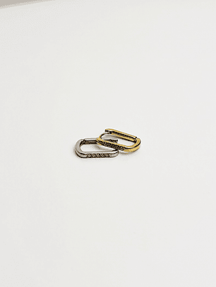 Argolas Retângulares Brilho Infinito