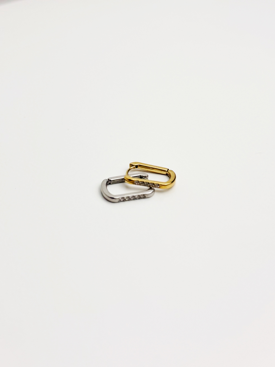 Argolas Retângulares Brilho Infinito 2