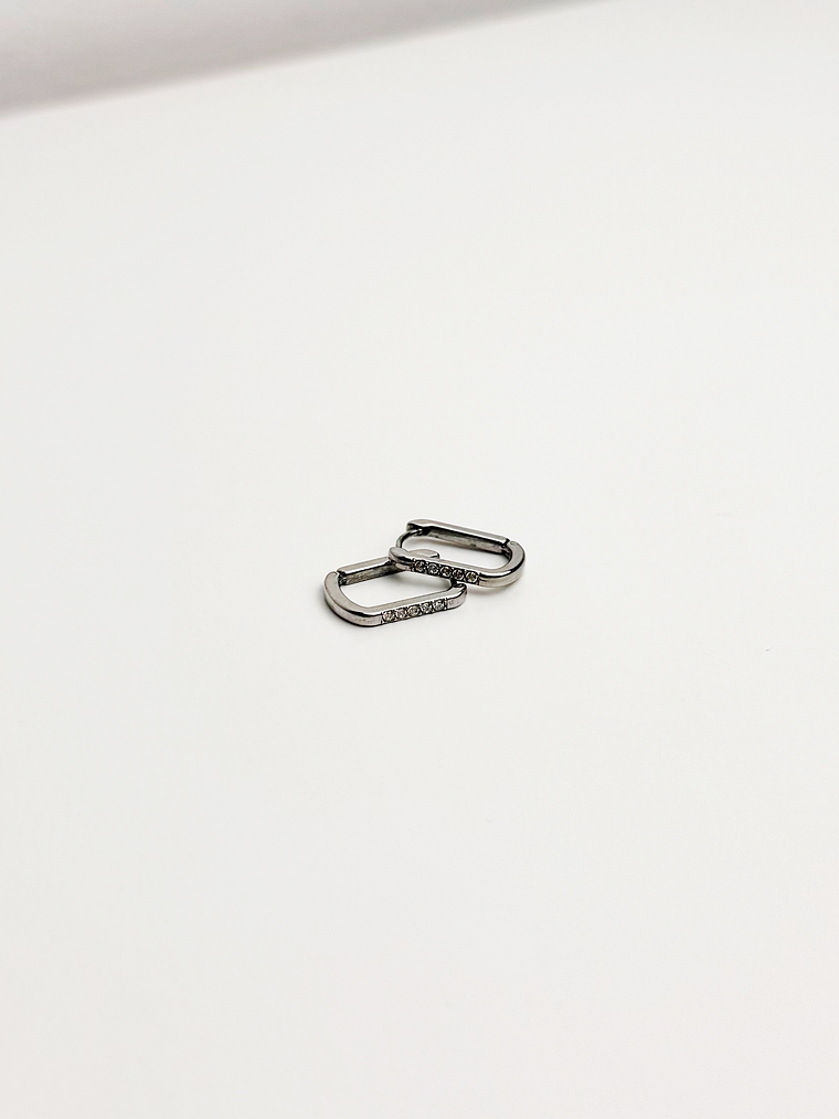 Argolas Retângulares Brilho Infinito 4