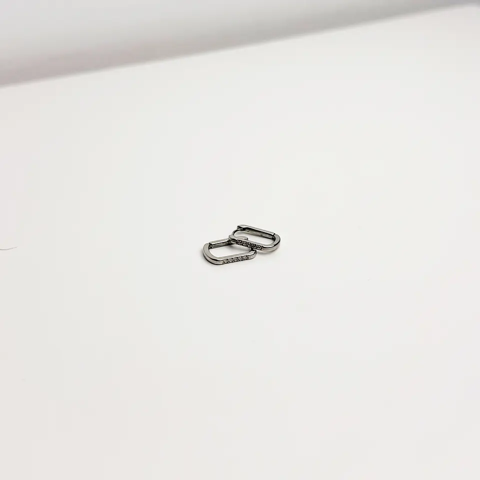 Argolas Retângulares Brilho Infinito 5