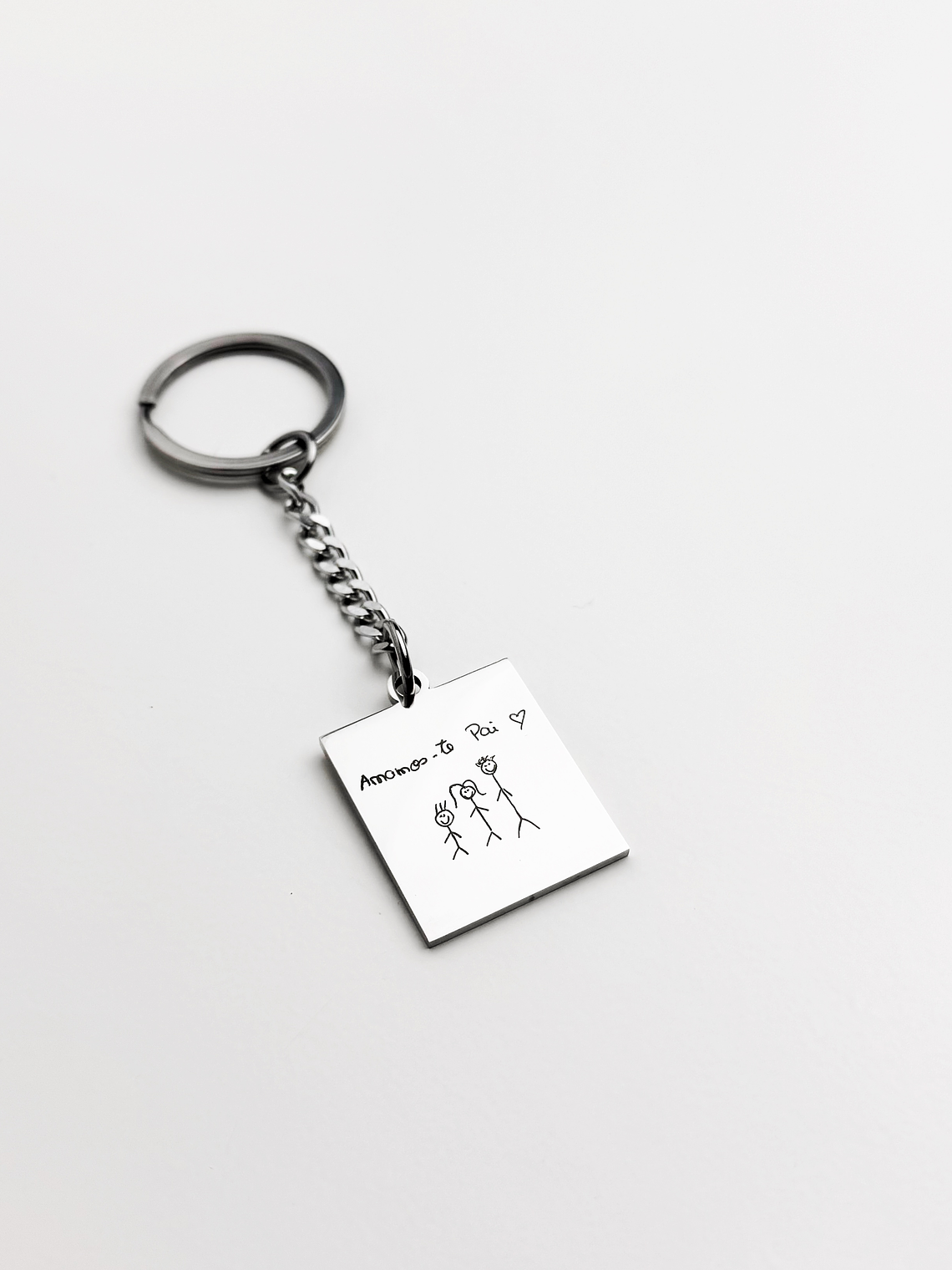 Porta Chaves Quadrado Manuscrito 2