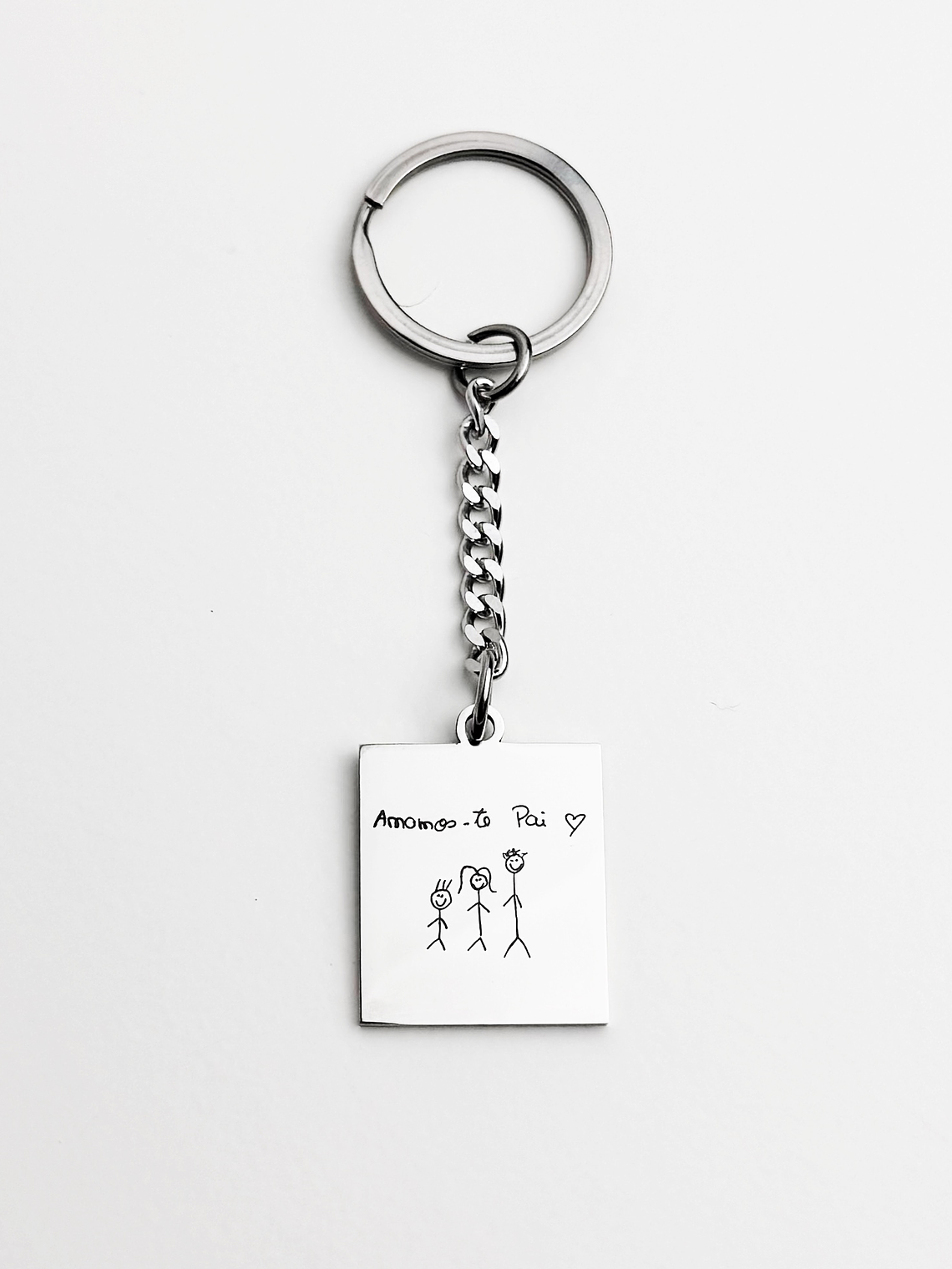 Porta Chaves Quadrado Manuscrito 1