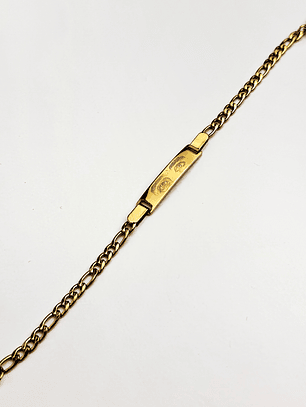 Pulseira Dourada Olhar Personalizada