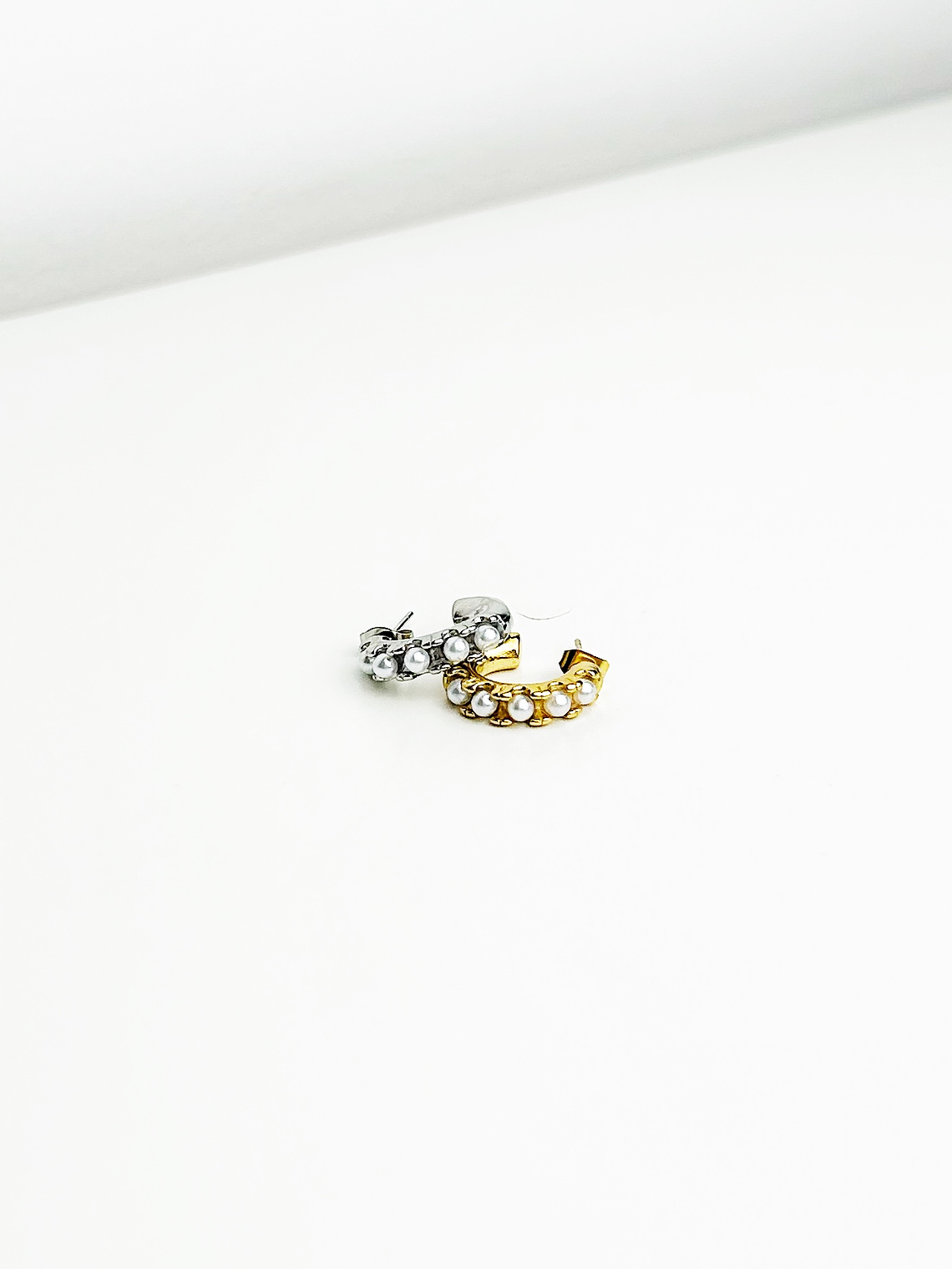 Argolas Clássicas com Pérolas 1