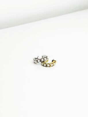 Argolas Clássicas com Pérolas