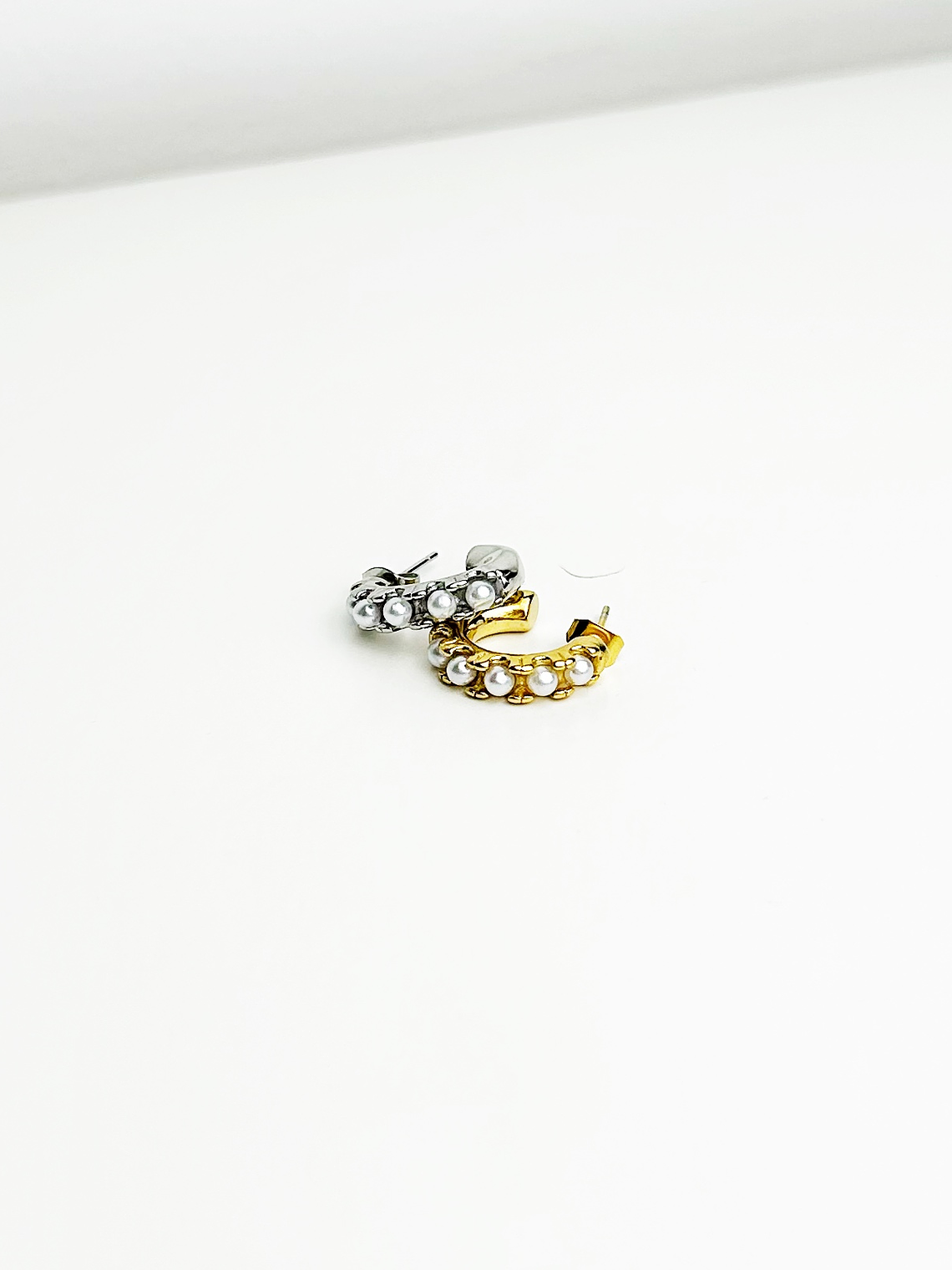 Argolas Clássicas com Pérolas 2