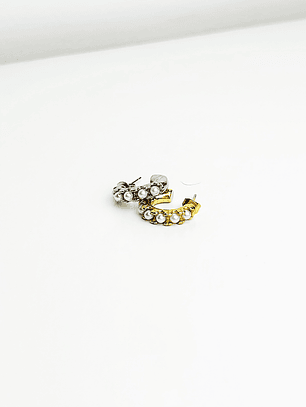 Argolas Clássicas com Pérolas