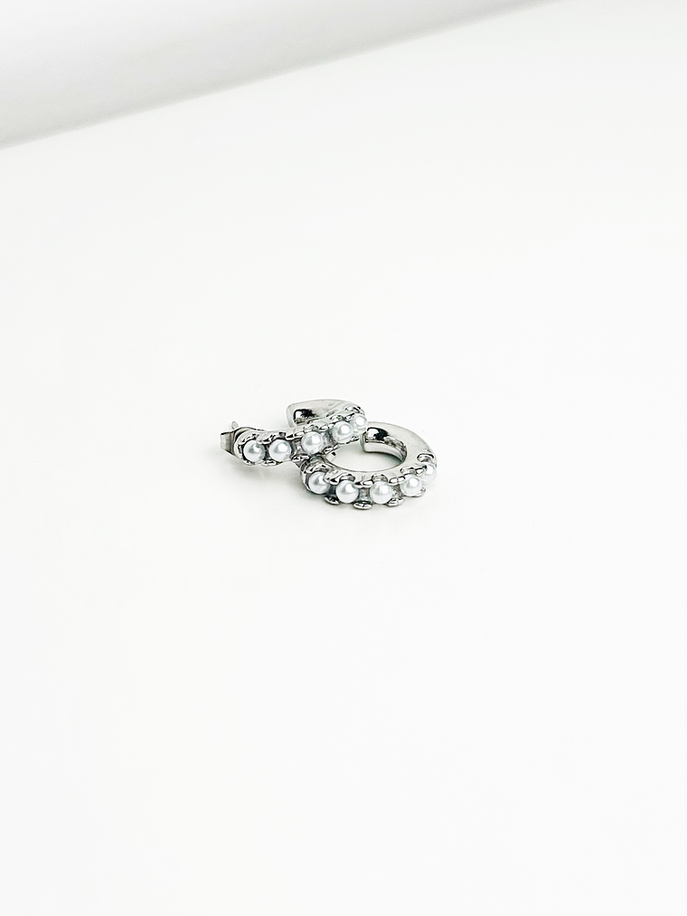 Argolas Clássicas com Pérolas 6