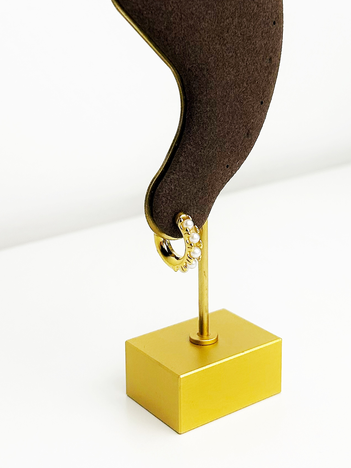 Argolas Clássicas com Pérolas 11