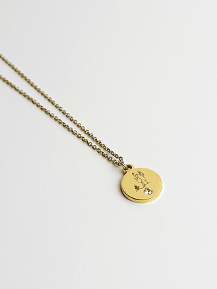 Colar c/ Zircónia Manuscrito