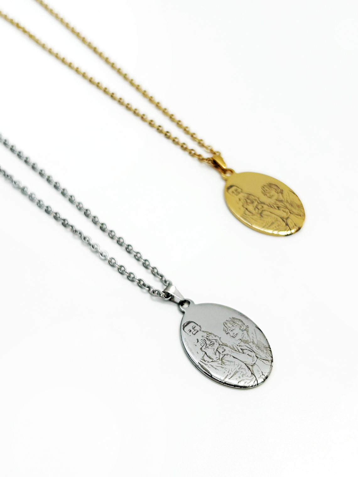 Colar Personalizado Oval c/ Fotografia 1